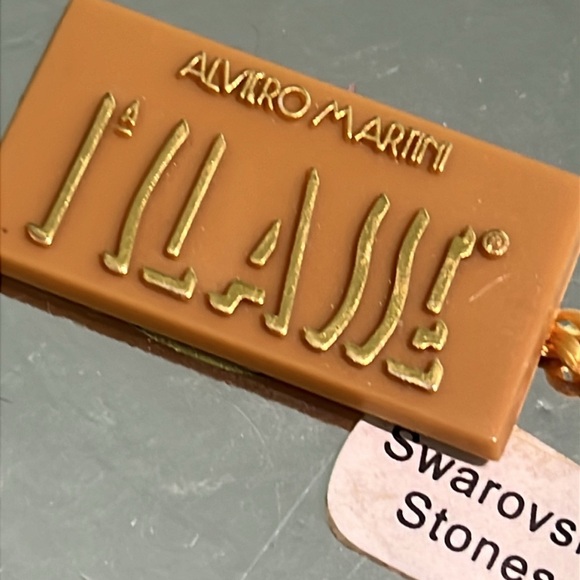 ALVIERO MARTINI SWAROVSKI STONES NEW WITH TAG NECKLACE DESIGNER NEW TAGS - Picture 7 of 10